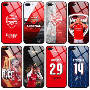 哈弗茨 赖斯 哲凯赖什 阿森纳手机壳适用于苹果华为三星vivo一加魅族小米OPPO荣耀红米阿仙奴 钢化玻璃