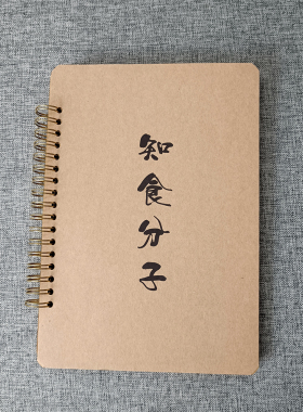 文艺小清新牛皮纸记事本A5留言本