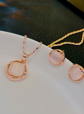 妾之意K金电镀锁骨链女项链