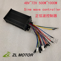 48V-72V 宽压 500W~1000W 12管正弦波静音 电动车改装控制器