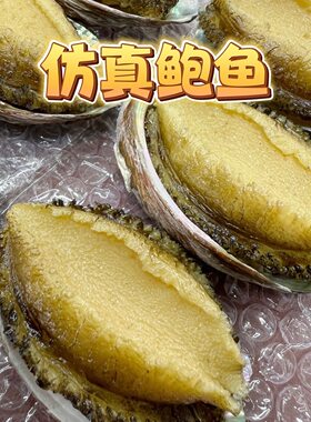 仿真鲍鱼模型超高还原度海鲜食材