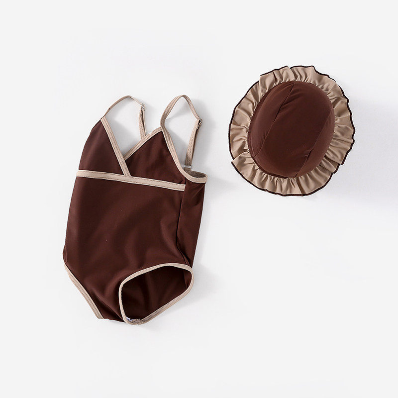 宝宝泳衣儿童女孩连体可爱比基尼公主游泳衣夏季女童高端洋气泳装