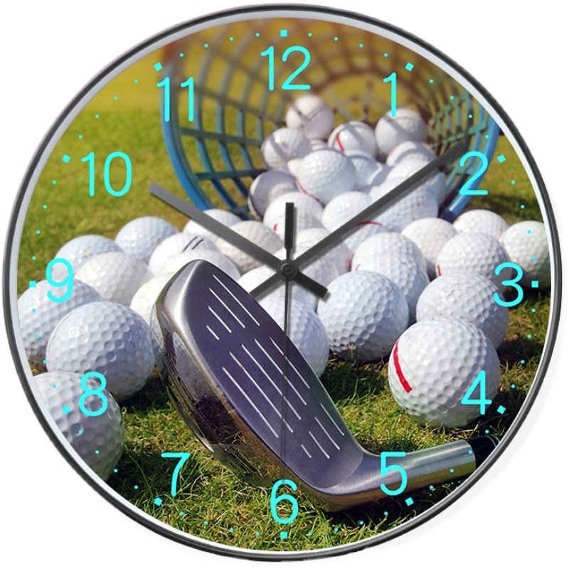 训练馆简约石英钟太阳机芯电波钟