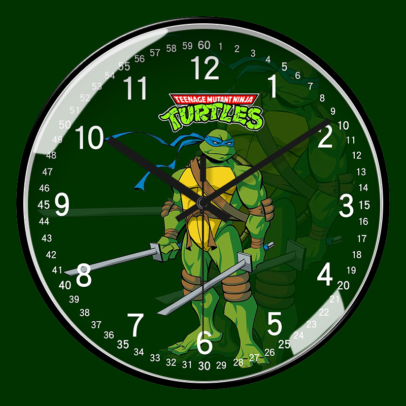 客厅电波钟钟于你玻璃自动对时