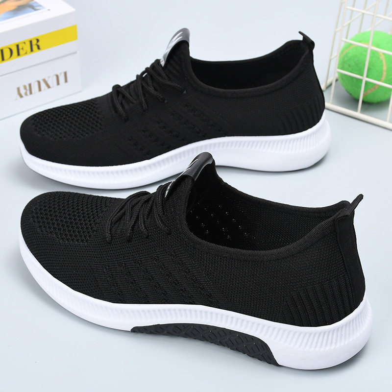 春秋老北京布鞋女新款透气飞织单鞋休闲运动鞋软底防滑妈妈鞋百搭,女鞋,网面鞋,淘宝优惠券,粉丝福利购,淘宝优惠卷