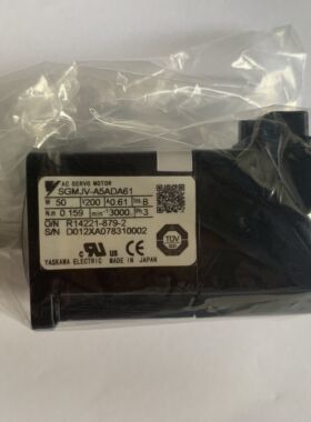 SGMJV-A5ADA61/21原装安川50W伺服电机全新质保一年现货包邮询价