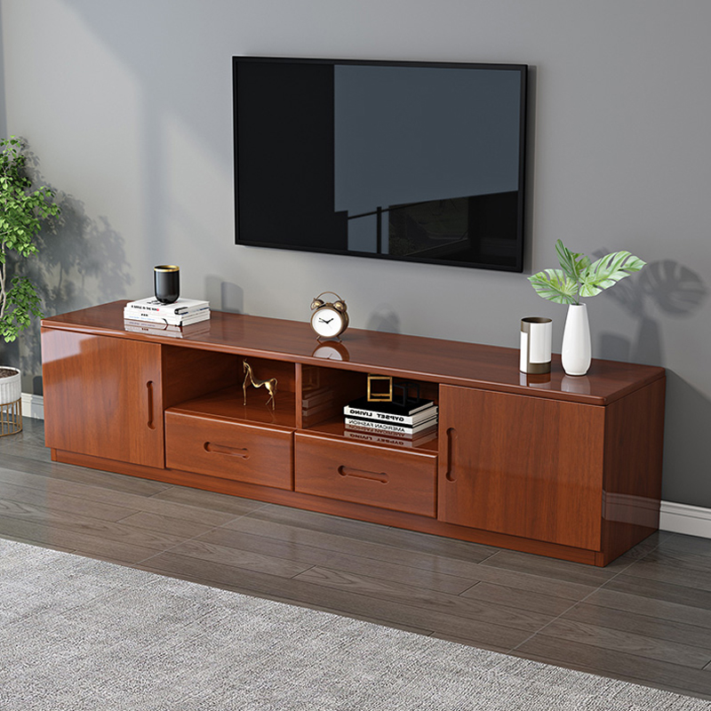 橡木茶几电视柜组合轻奢小户型客厅家用白落地柜新中式收纳柜定制,住宅家具,电视柜,淘宝优惠券,粉丝福利购,淘宝优惠卷