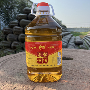 10度清爽半甜尧宝糯米黄酒5斤桶装三年陈 河南南阳新野龙潭特产