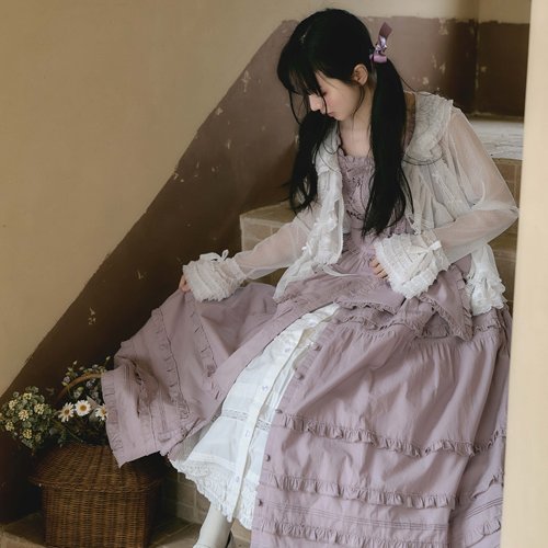 【五团连体短段段/长款定金】彩虹蛋糕纯棉纯色CLA日常通勤LOLITA