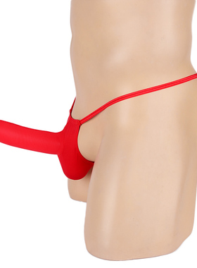 丁字裤男冰丝内裤微透冰感滑爽性感低腰男生t裤紧握感带套一根线