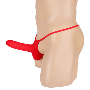 丁字裤男冰丝内裤微透冰感滑爽性感低腰男生t裤紧握感带套一根线