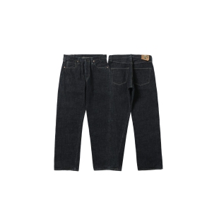 ACE浮生出品美式 复古多倍竹节赤耳丹宁大战直筒原牛五袋牛仔长裤