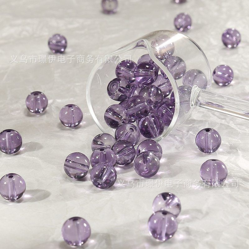 14mm【仿水晶】高透琉璃珠果冻透珠手工diy手链串珠散珠饰品配件
