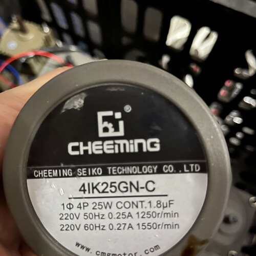 维修CHEEMING 交流220V齿轮减速电机4IK25GN-C议价