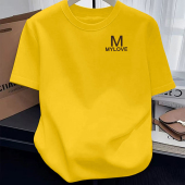 简约圆领上衣宽松潮流休闲百搭半袖 新款 体恤 t恤女士夏季 纯棉短袖