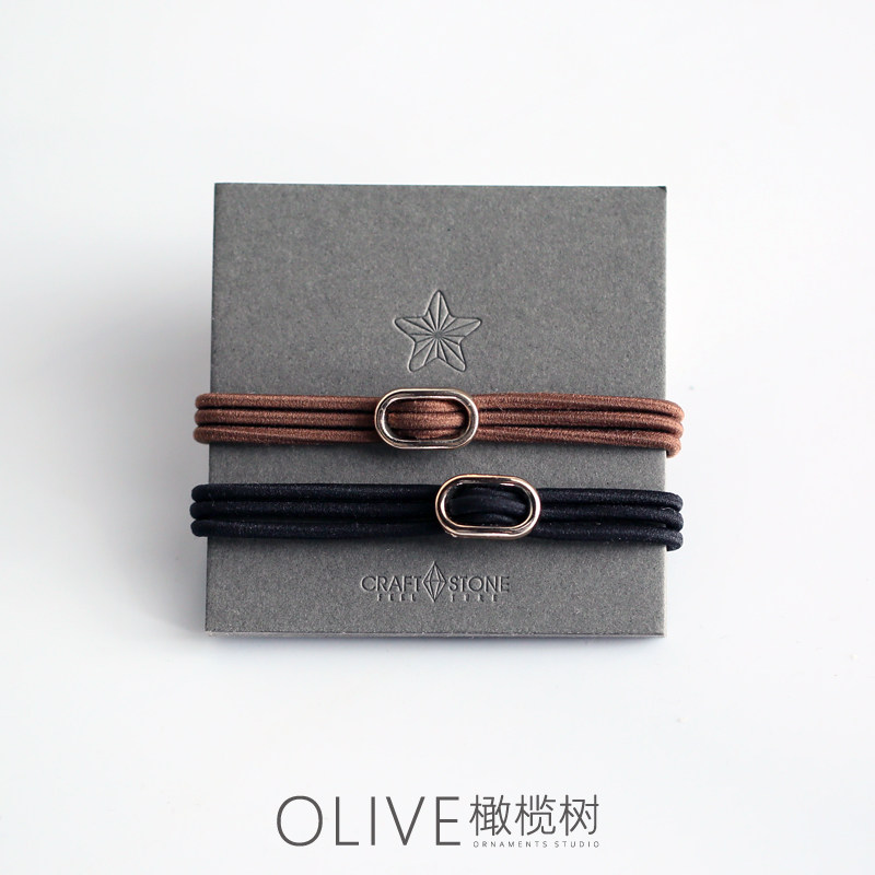 发绳橡皮筋发绳简约小皮筋橡皮筋