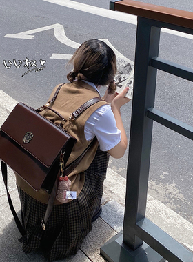 脑壳痛原创【春日奈良】日系jk制服包斜挎手提dk学院校供双肩包