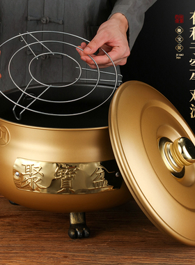 元宝筒烧经炉焚烧钱桶烧化桶烧纸桶加厚烧金桶家用不锈钢耐烧金银