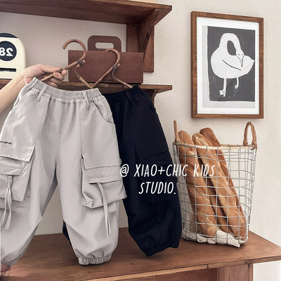 超帅气~冬季防水一体绒工装裤