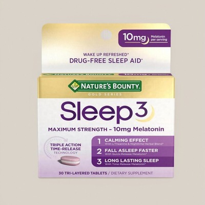 褪黑素安瓶片剂水果口味成人