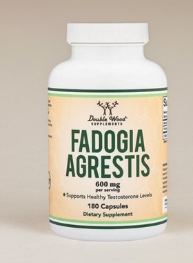 美国代成人男性荷尔蒙Fadogia Agrestis双木男士能力保健支持180