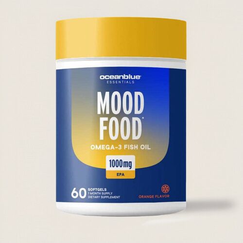 美国Mood Food Omega3鱼油胶囊情绪心脏健康保健60粒无腥味高活性