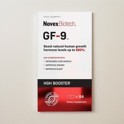 Novex Biotech GF-9 Boosting 男性HGH增强能量耐力睡眠84粒