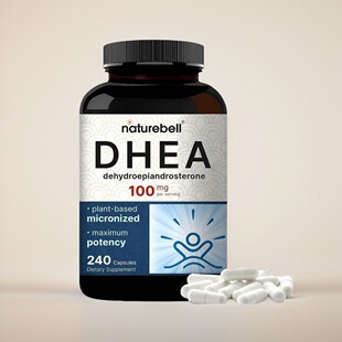 美国成人DHEA胶囊100毫克240粒新城代谢帮助NatureBell皮肤老化