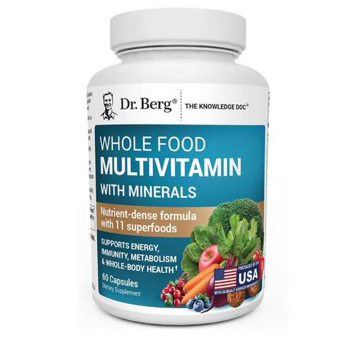 Dr. Berg Whole Food Multivitamin  Minerals 全食物保健60粒