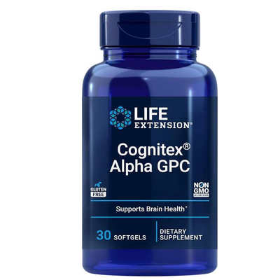 Life Extension Cognitex Basics30粒Brain Focus成人脑力保健GPC