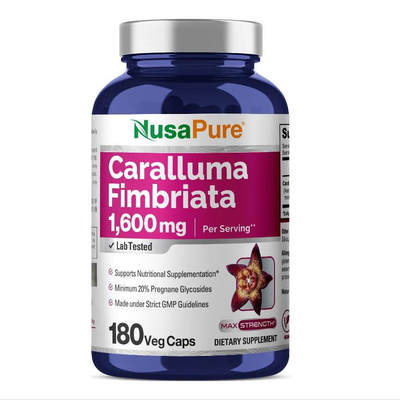 NusaPure Caralluma Fimbriata 1600mg成人紫苏胶囊180粒