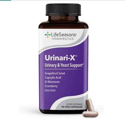 美国Urinari-X Urinary Tract泌尿道膀胱保健D-甘露糖蔓越莓90粒
