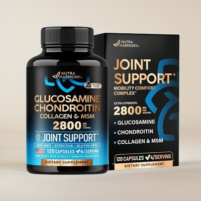 美国代购成人关节保健品软骨素MSM胶原蛋白氨糖Glucosamine Joint