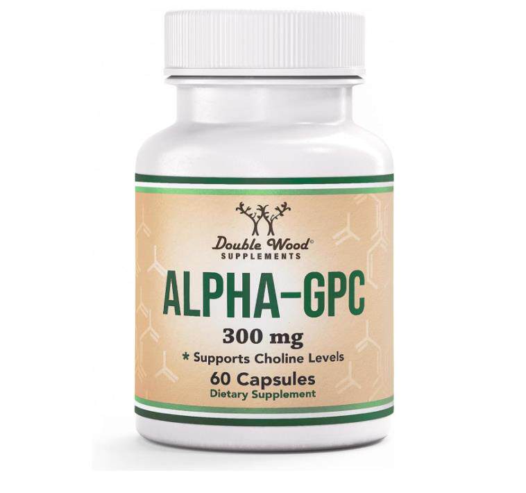 美国成人阿尔法胆碱胶囊Alpha GPC Choline脑力认知力帮助考试学
