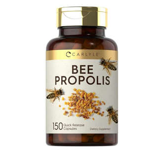 美国代购成人Carlyle Bee Propolis 蜜蜂蜂胶胶囊150粒免疫力保健