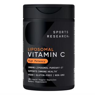 美国成人脂质体维生素C胶囊Liposomal Vitamin C 免疫力支持180粒