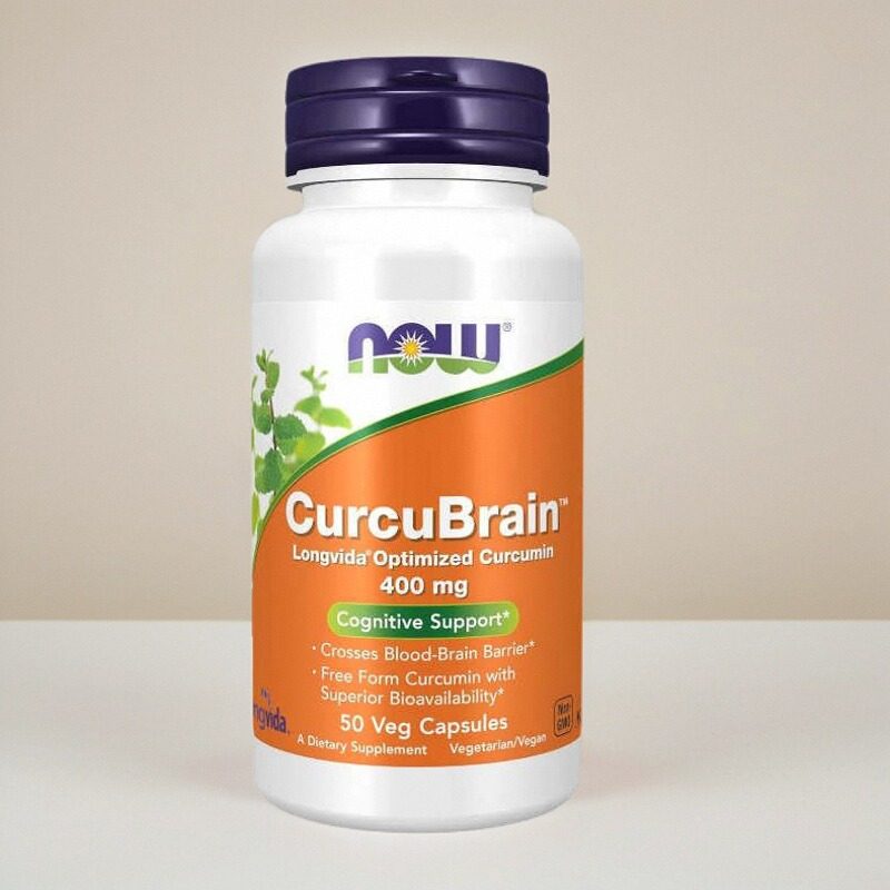 美国代购成人CurcuBrain400毫克Longvida优化姜黄素90粒关节保健 - 实物图