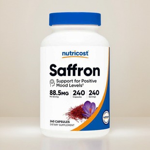 Saffron 美國藏紅花膠囊Nutricost 88.5mg240粒高含量視力健康