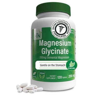 Health Thru Nutrition Magnesium Glycinate 200mg成人睡眠压力