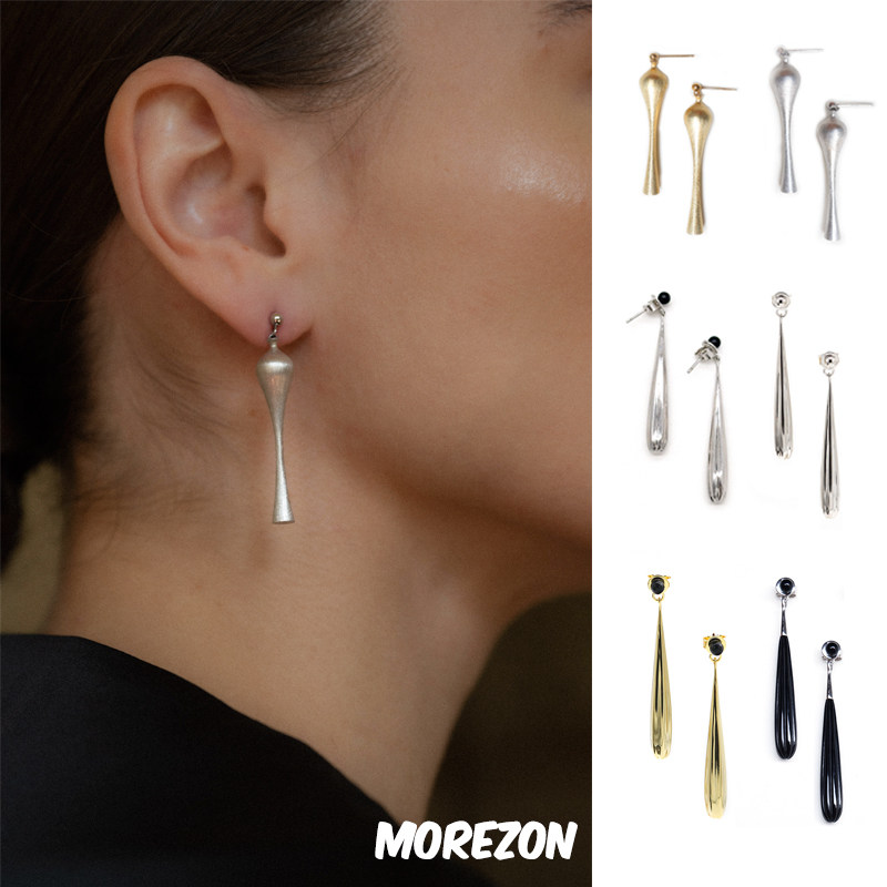 MOREZON【YUHU】设计师小众春夏新款潮人简约百搭玉壶耳环耳饰女