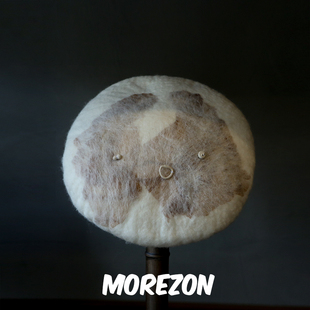 MOREZON【KREUZZZ Atelier】设计师手工装饰潮人个性时尚贝雷帽子