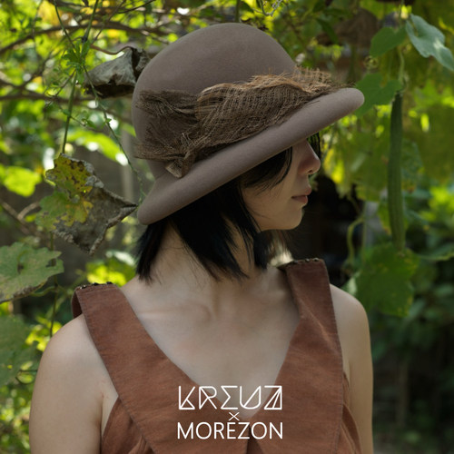 MOREZON【KREUZZZ Meduse】26秋冬新款潮人优雅网纱羊绒圆顶礼帽