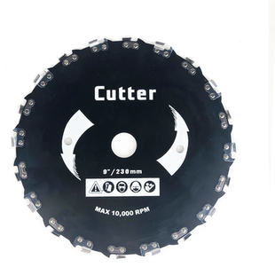 割草机刀片通用加厚合金专用打树圆锯片打草机除草割灌机配件刀片