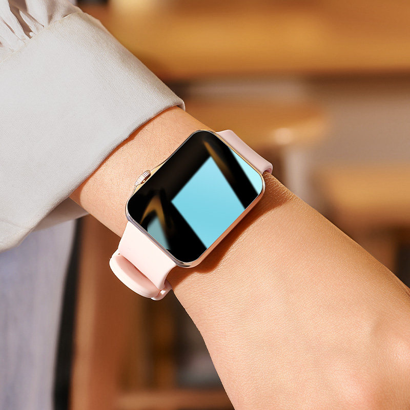 适用于华为苹果智能手表in小众女款机械女生手环电子运动学生女士