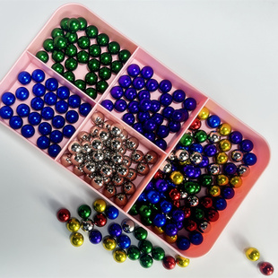 【彩色12mm钢珠 无磁力】多用途/铁球/滚珠玩具 工艺品装饰品配件