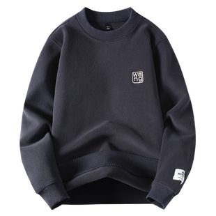 双面奥粒绒卫衣男秋冬季加绒加厚男装打底衫摇粒绒保暖内搭上衣服