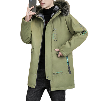 派克服男士中长款2021潮流外套