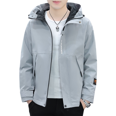 春秋季新款休闲连帽薄款外套