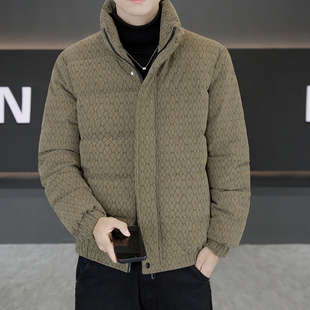 冬季男士棉衣外套2026年新款灯芯绒羽绒棉服男装潮流棉袄加厚保暖