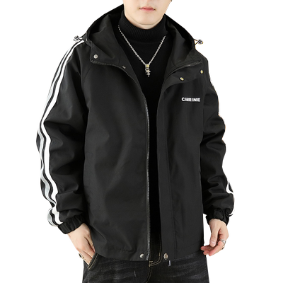 秋冬加绒加厚保暖外套男